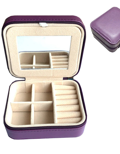 Load image into Gallery viewer, Cool Jewels Palm-Sized Compact Jewelry Box
