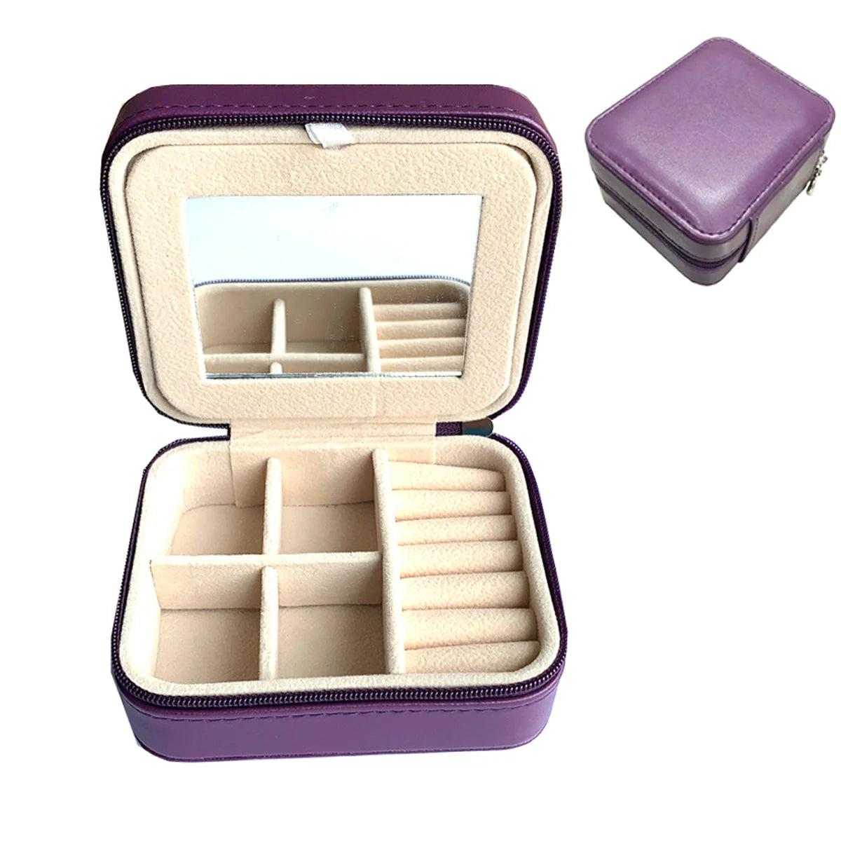 Cool Jewels Palm-Sized Compact Jewelry Box