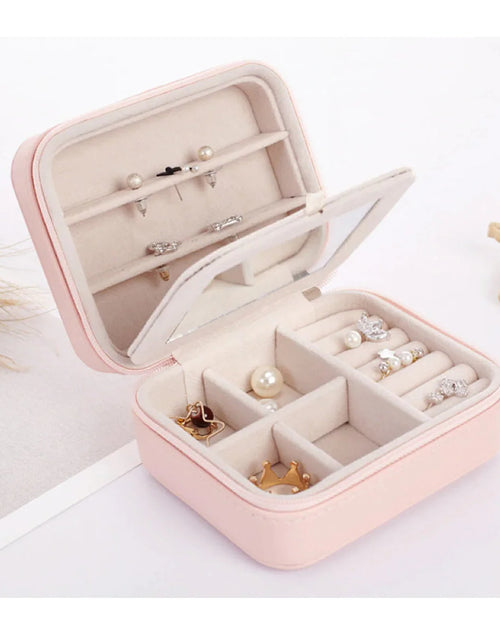 Load image into Gallery viewer, Cool Jewels Palm-Sized Compact Jewelry Box
