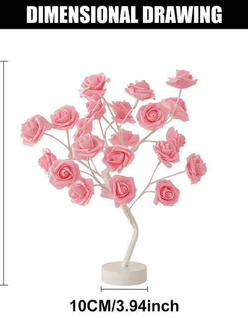 Load image into Gallery viewer, USB Battery Operated LED Table Lamp Rose Flower Bonsai Tree Night Lights Garland Bedroom Decoration Christmas Lights Home Decor
