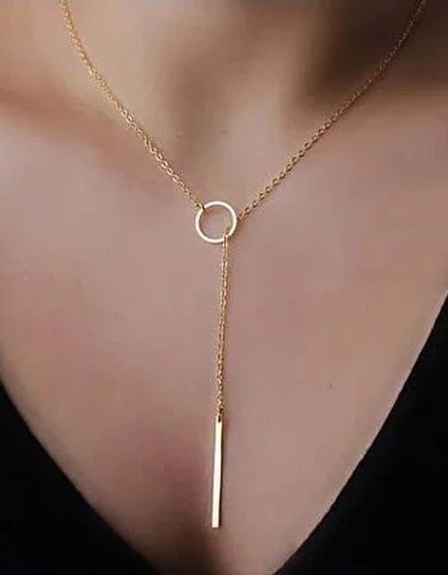 Load image into Gallery viewer, I Owe It All to You Necklace – Adjustable Gold or Silver Plated Jewelry
