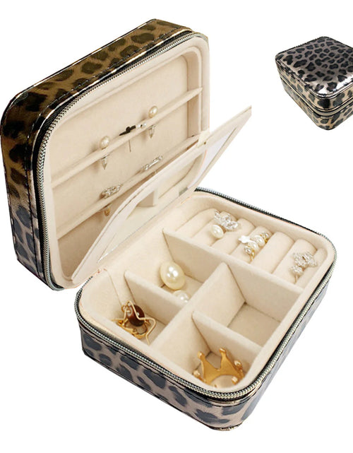 Load image into Gallery viewer, Cool Jewels Palm-Sized Compact Jewelry Box
